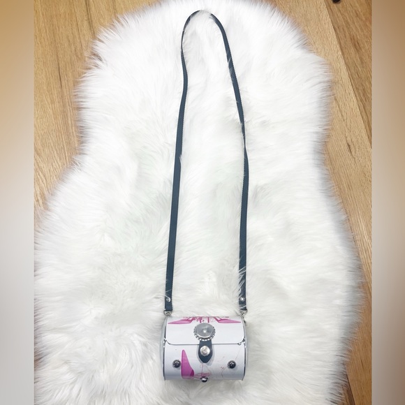 Little Earth METAL PURSE PINK HIGH HEEL SHOES LOVE LOVE - Picture 3 of 8